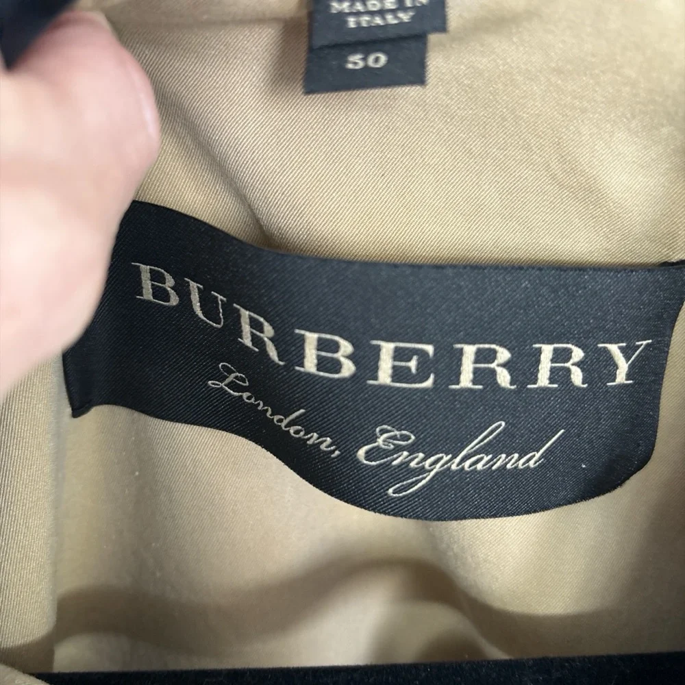 Burberry Tan Plaid Bomber Jacket - Picture 3 of 5